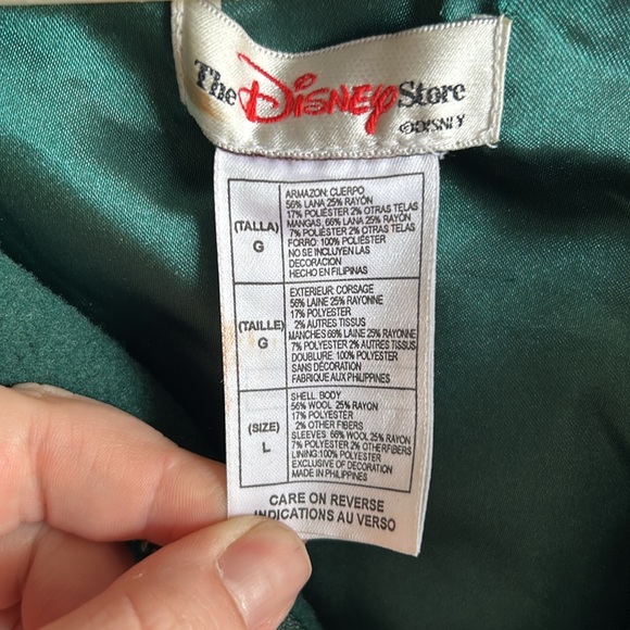 Vintage Large Disney Tigger Wool Detachable Hood Jacket Coat Disney - Picture 4 of 7